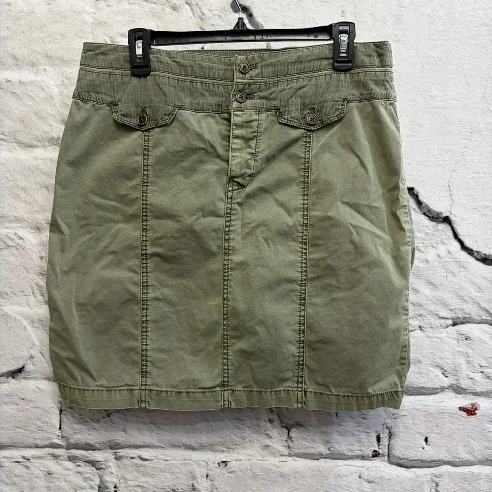 Anthropologie Hei‎ Hei Army Military Style Green Utility Y2K 90s Vintage Vibe